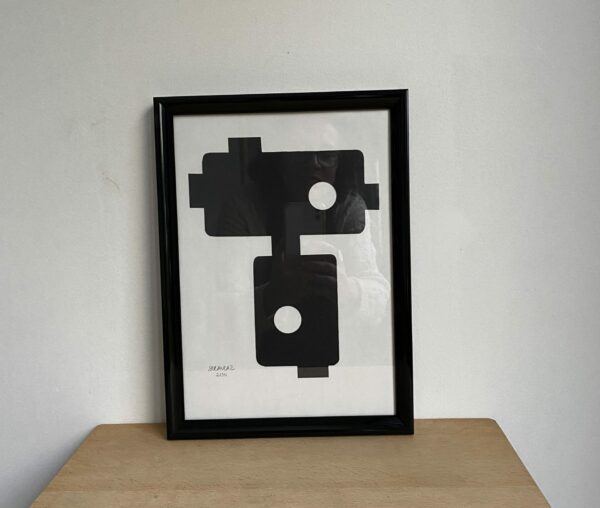 Robot - tableau collage