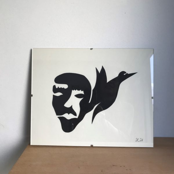 L'homme et l'oiseau