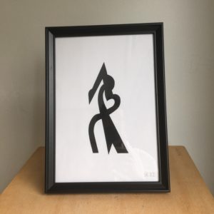 Femme #1 – tableau collage