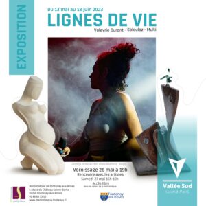 Lire la suite à propos de l’article 13 mai – 18 juin exposition « Lignes de vie » Médiathèque Fontenay-aux-Roses