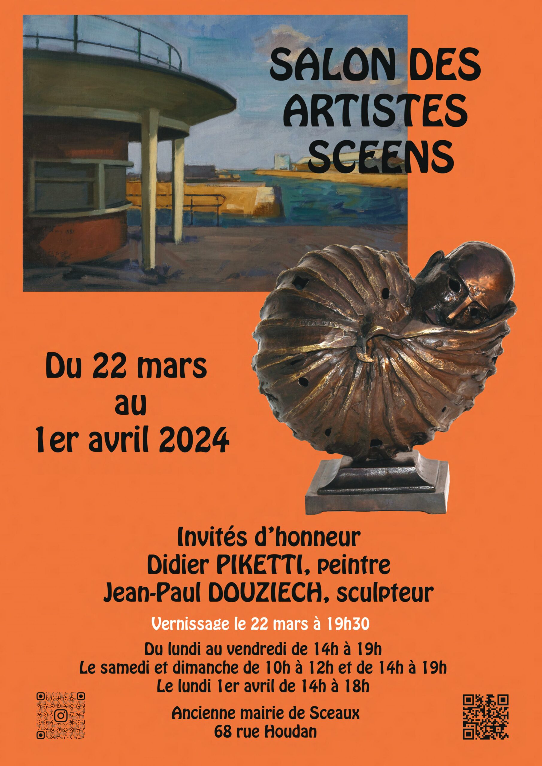 Lire la suite à propos de l’article 22 mars – 1er avril 2024 – Salon des artistes Scéens