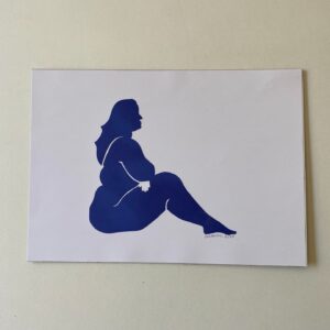 Femme #6 – tableau collage