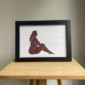 Femme #6 – tableau collage