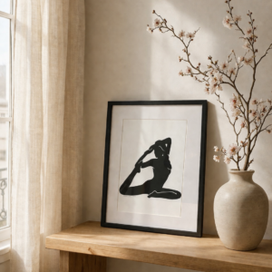 Yoga #4 – tableau collage