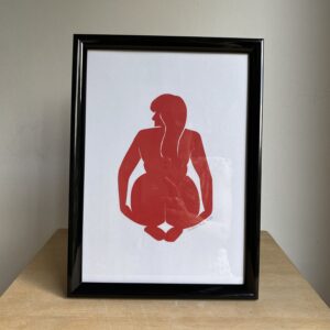 Femme #8 – tableau collage