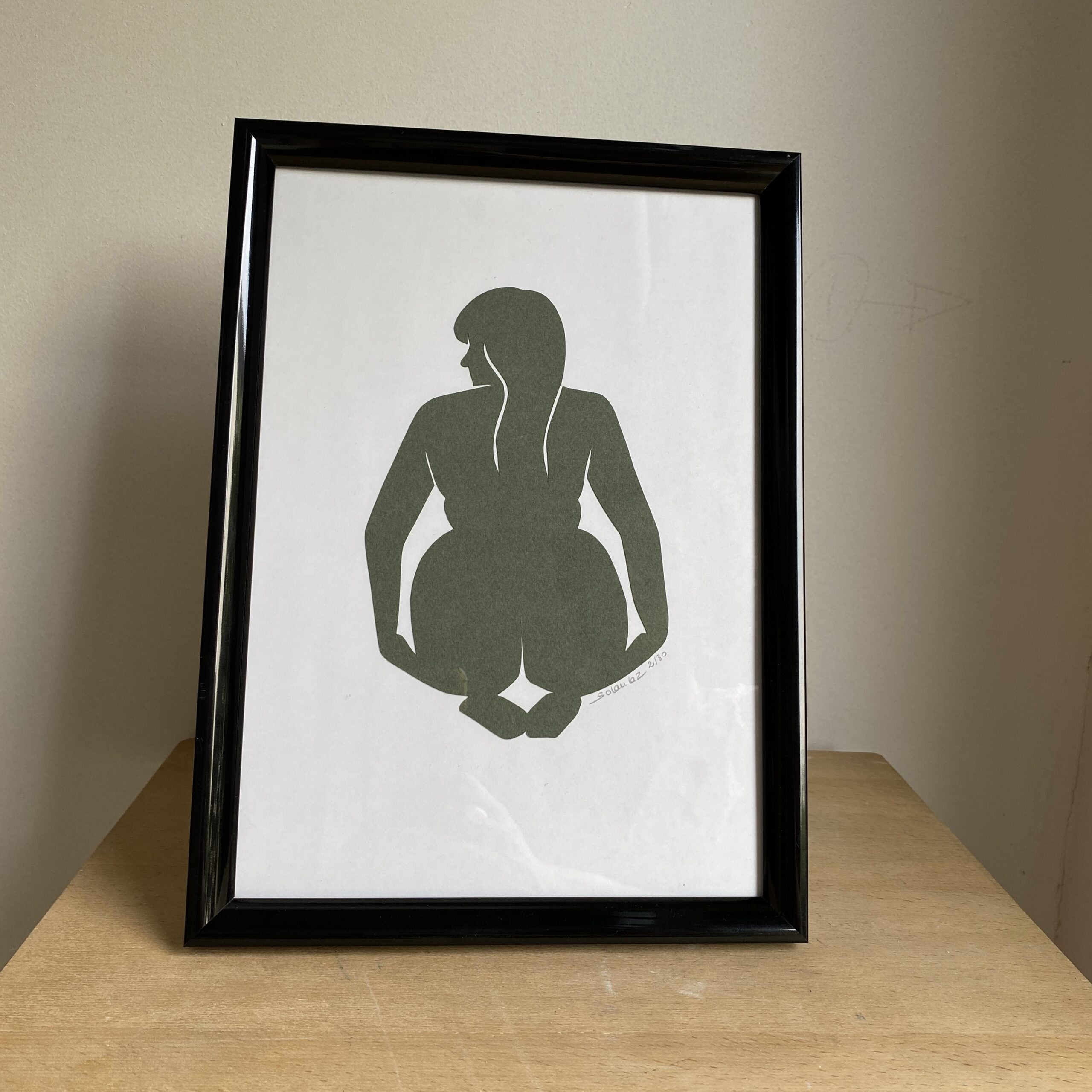 Femme #8 - tableau collage – Image 2