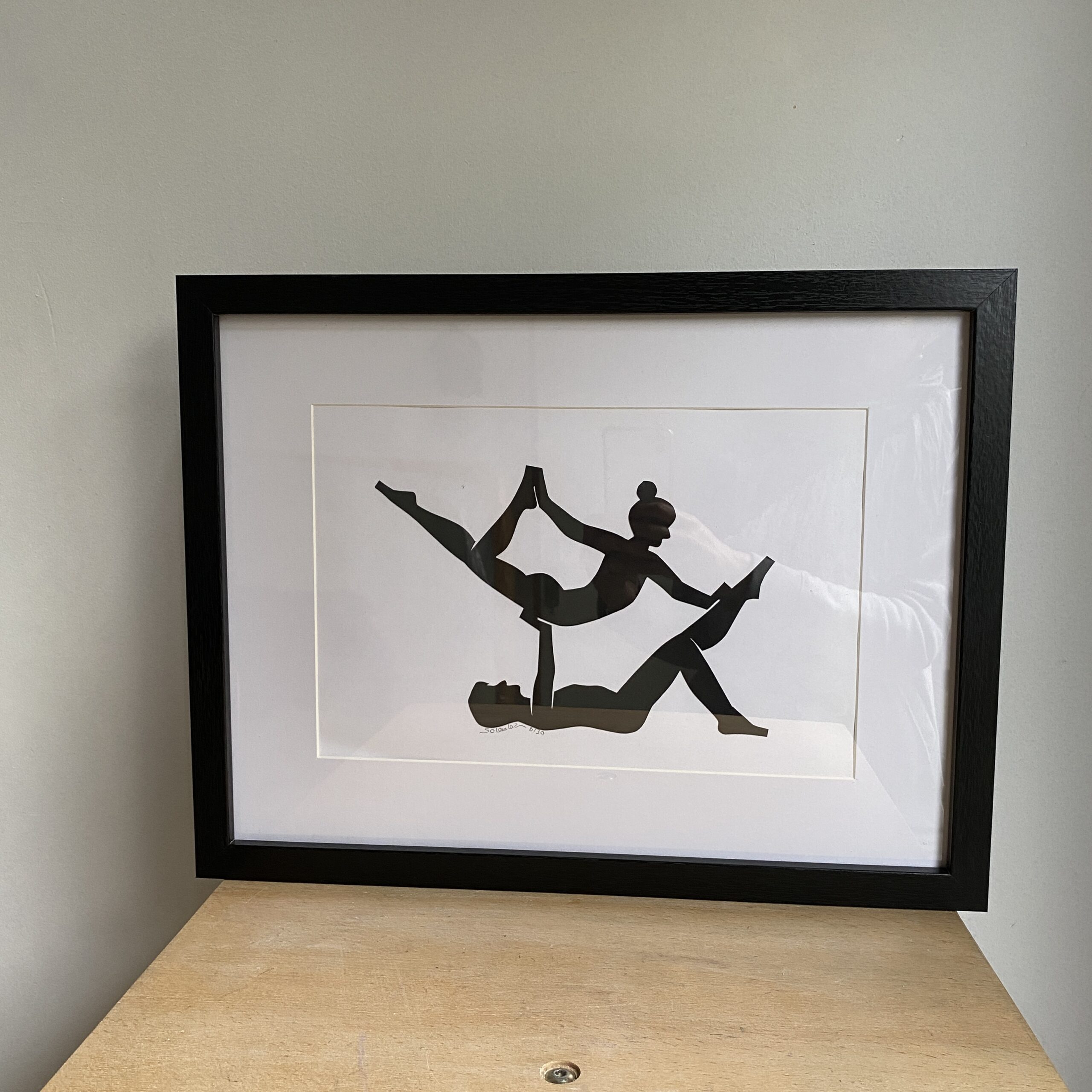Yoga #6 – tableau collage