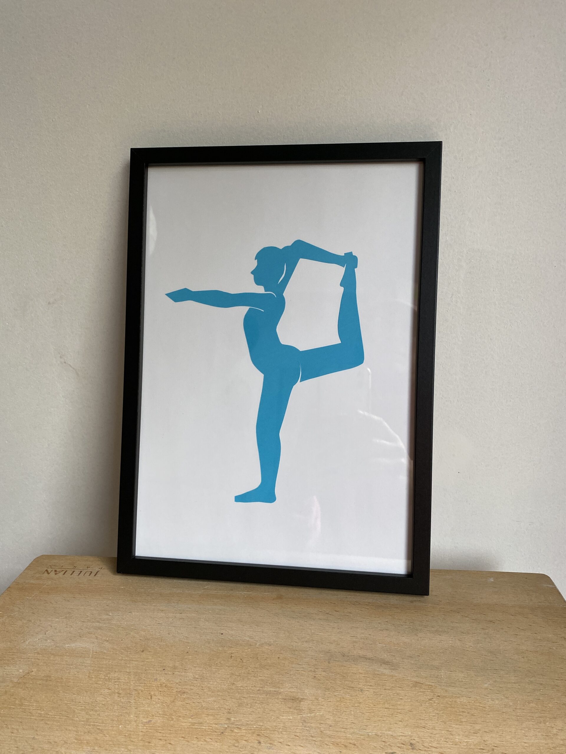 Yoga #7 - tableau collage (Copie)